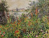 Flowers at Vetheuil by Claude Monet